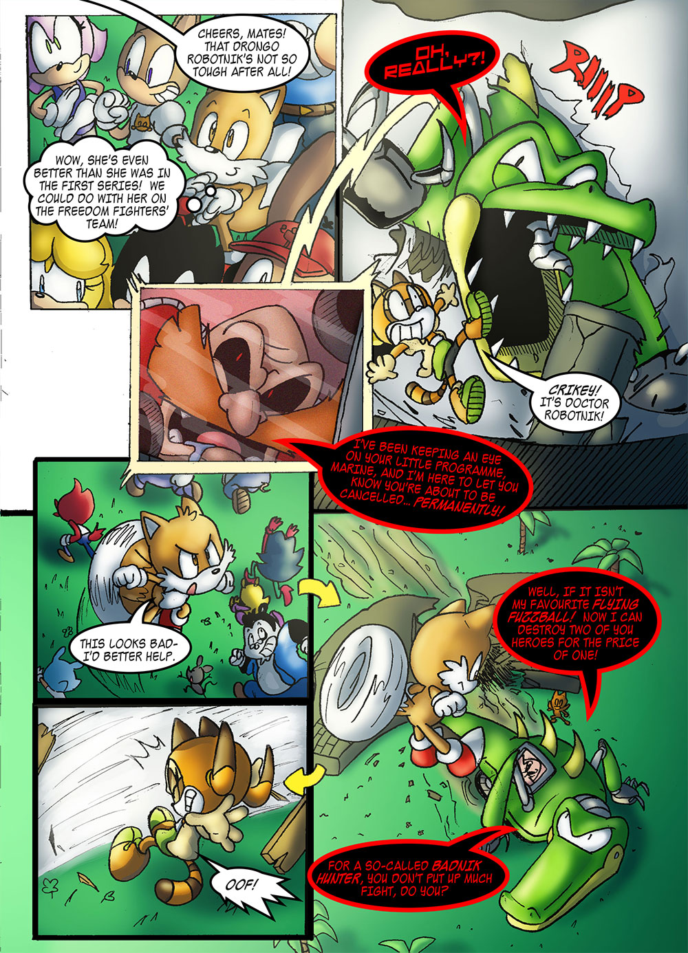 Adventures of Sonic comic pg ~2~