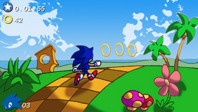 Sonic the Game screen