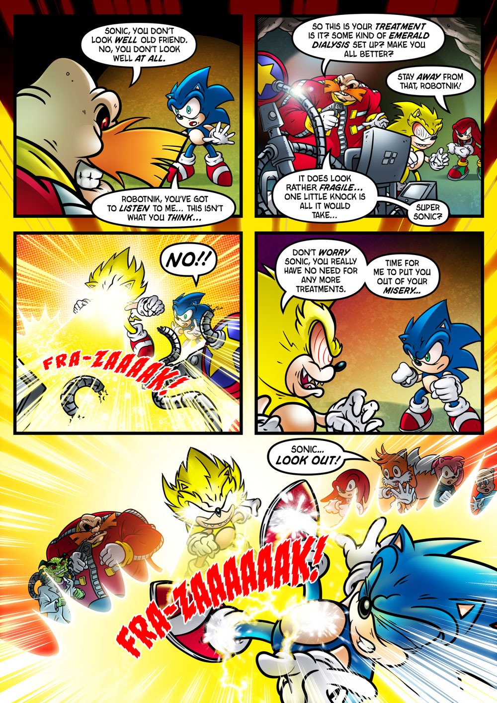 Exit: Sonic  Sonic the Comic Online!