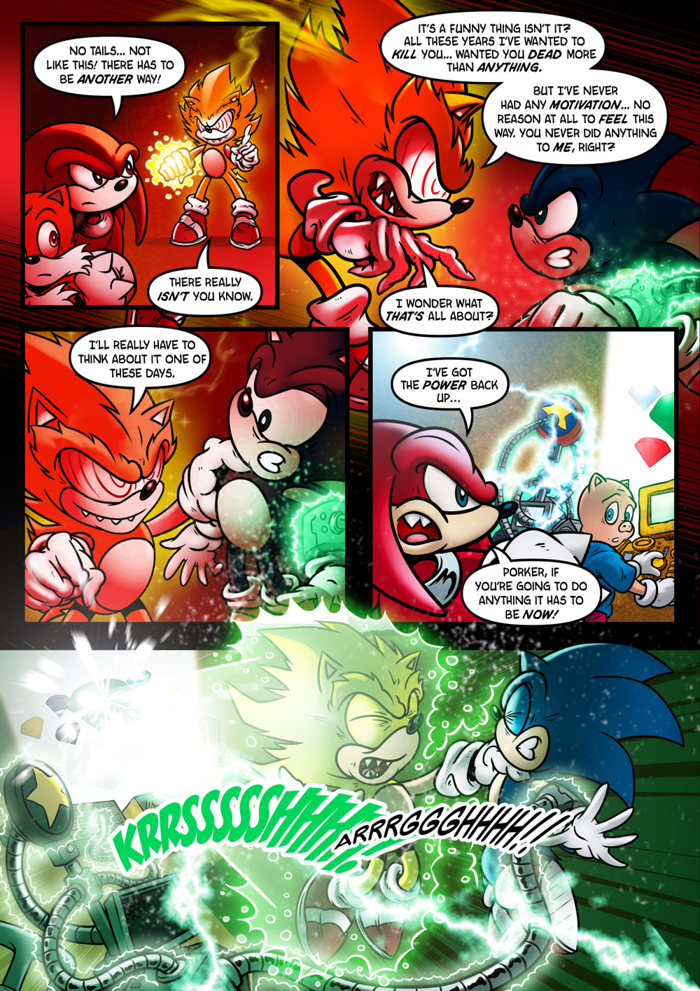 Exit: Sonic  Sonic the Comic Online!