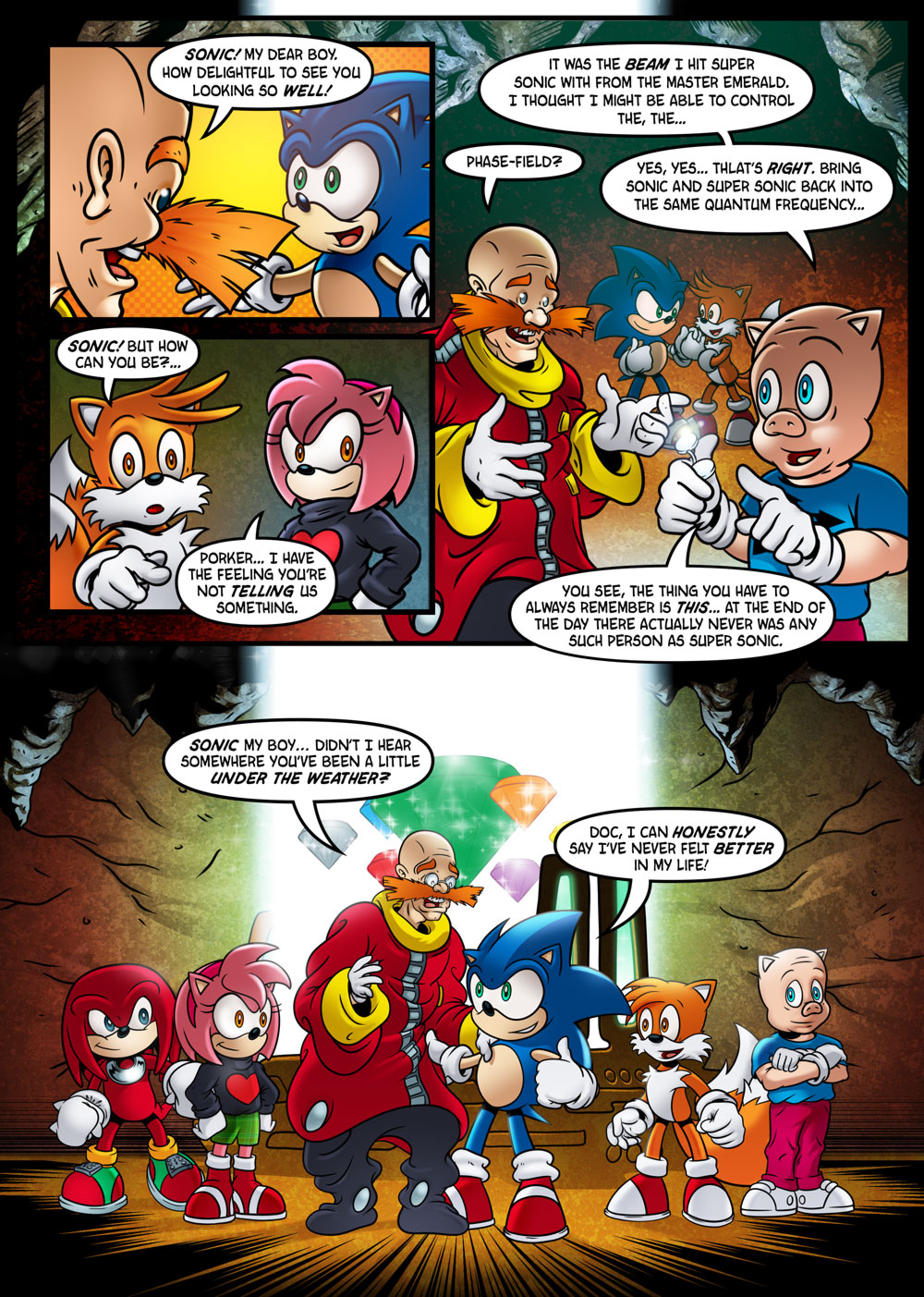 Exit: Sonic  Sonic the Comic Online!