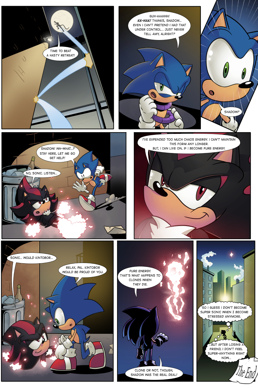 Sonic The Comic - Graphic Novel Amy and Tekno - Read Comic Online